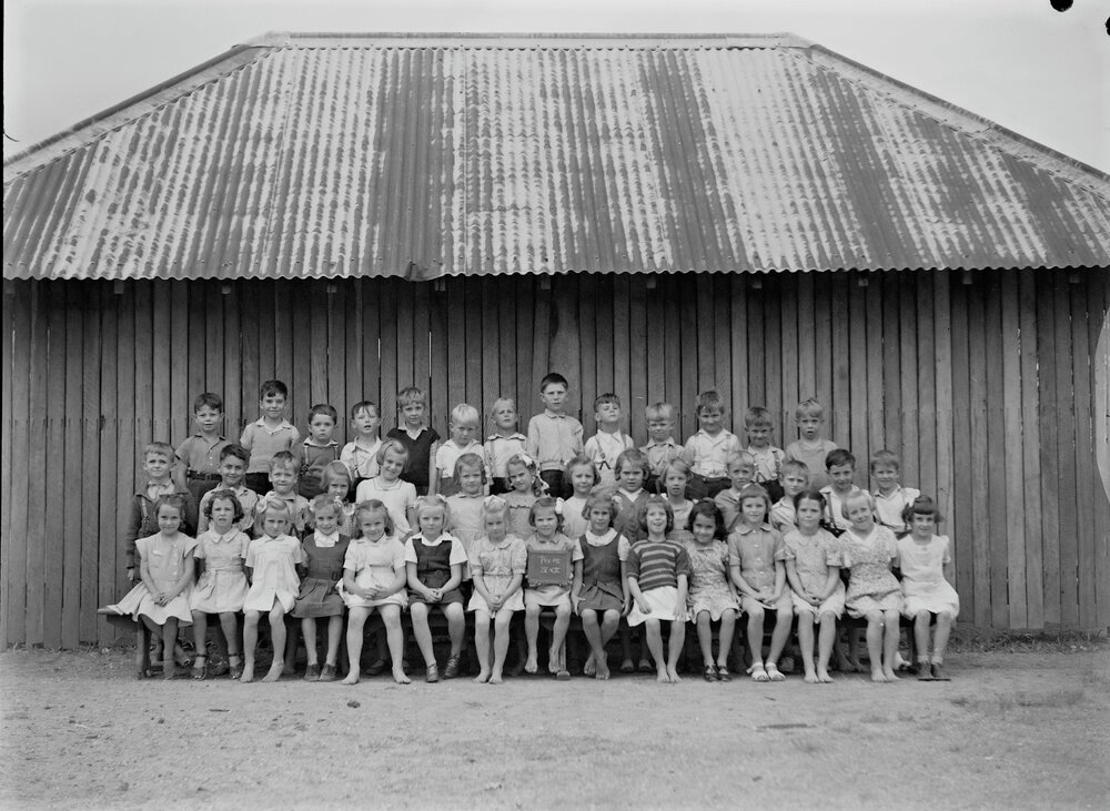 Class Photo, Grades Prep 2 &amp; 4, Cooroy State School, Cooroy, 1948
