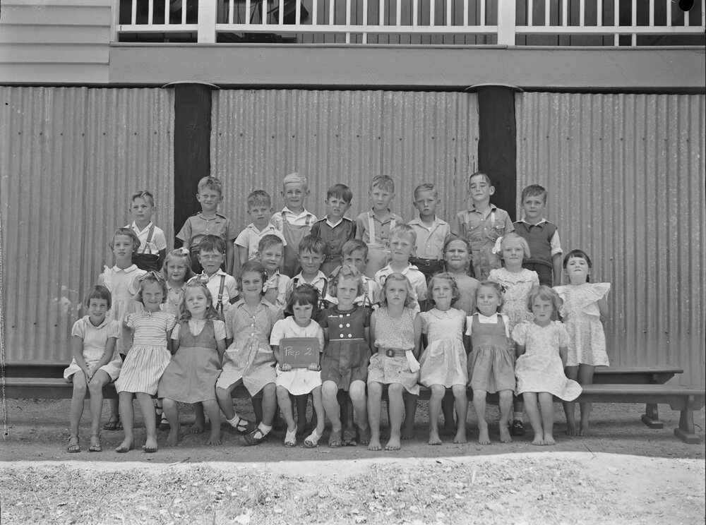 Class Photo, Grade Prep 2, Cooroy State School, Cooroy, 1949