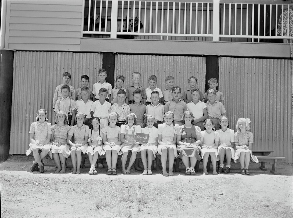 Class Photo, Grade 4, Cooroy State School, Cooroy, 1949