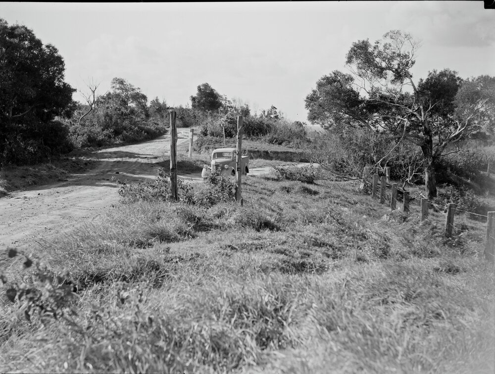 Road intersection, Black Mountain, 1950