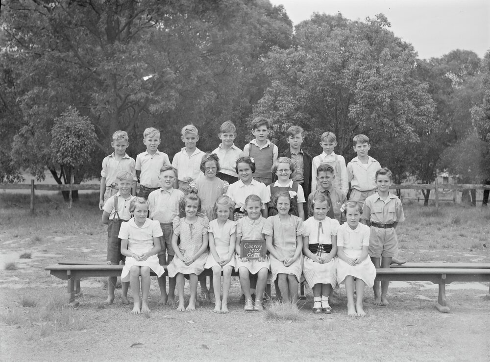 Class Photo, Grade 3, Cooroy State School, Cooroy, 1950
