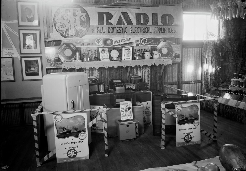 STC Radio Exhibit, Cooroy Show, Cooroy Show Society Grounds, Mary River Road, Cooroy, 1950