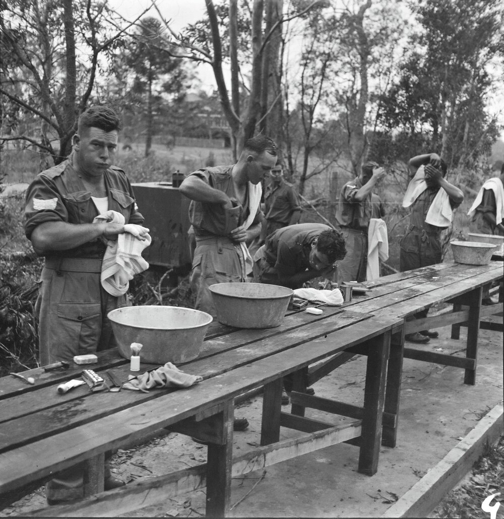 Military Service personnel, Training Camp, Cooroy Showgrounds, 1951