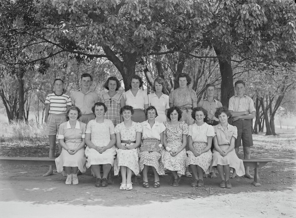 Class Photo, Grade 7, Cooroy State School, Cooroy, 1951