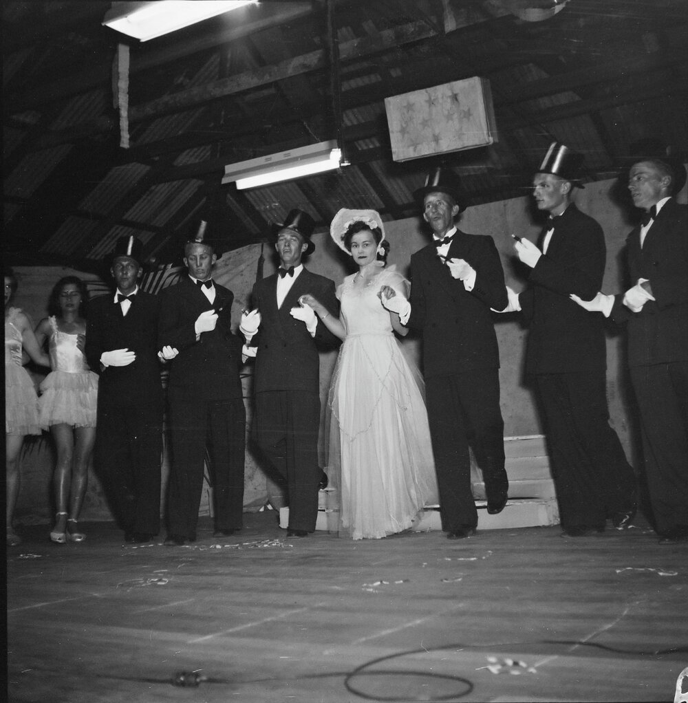 Dancers, Cooroy Concert Party, Tewantin, 1952