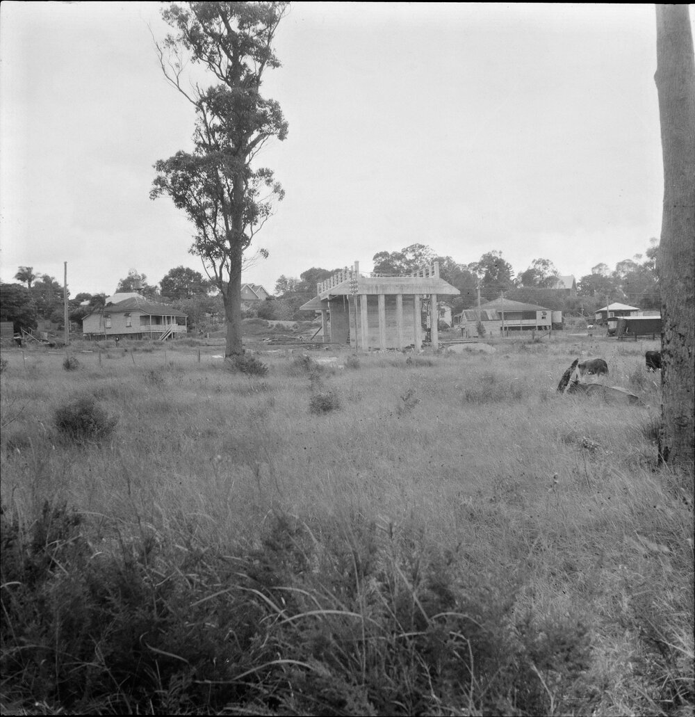 Construction, Road bridge, Elm Street, Cooroy, 1953