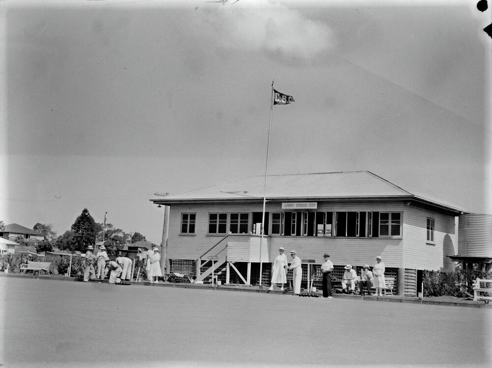 Bowlers, Cooroy Bowls Club, Opal Street, Cooroy, 1953