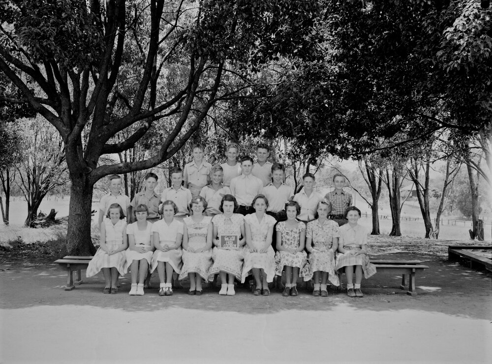 Class Photo, Grade 7, Cooroy State School, Cooroy, 1953