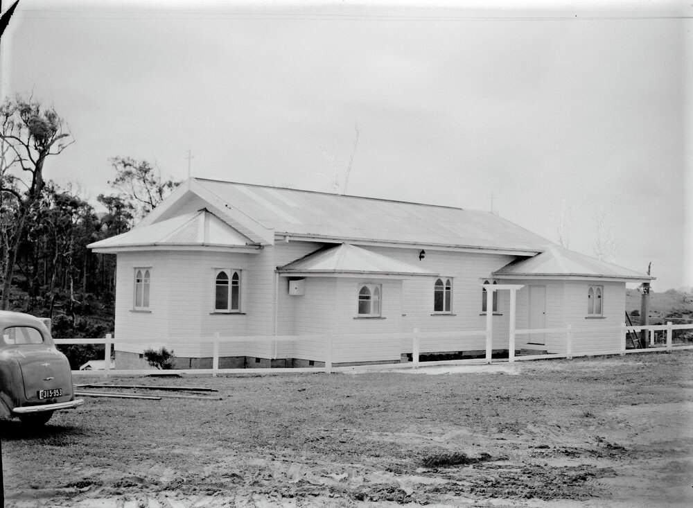 Reconstruction, Church of the Holy Nativity, Tewantin Road, 1954