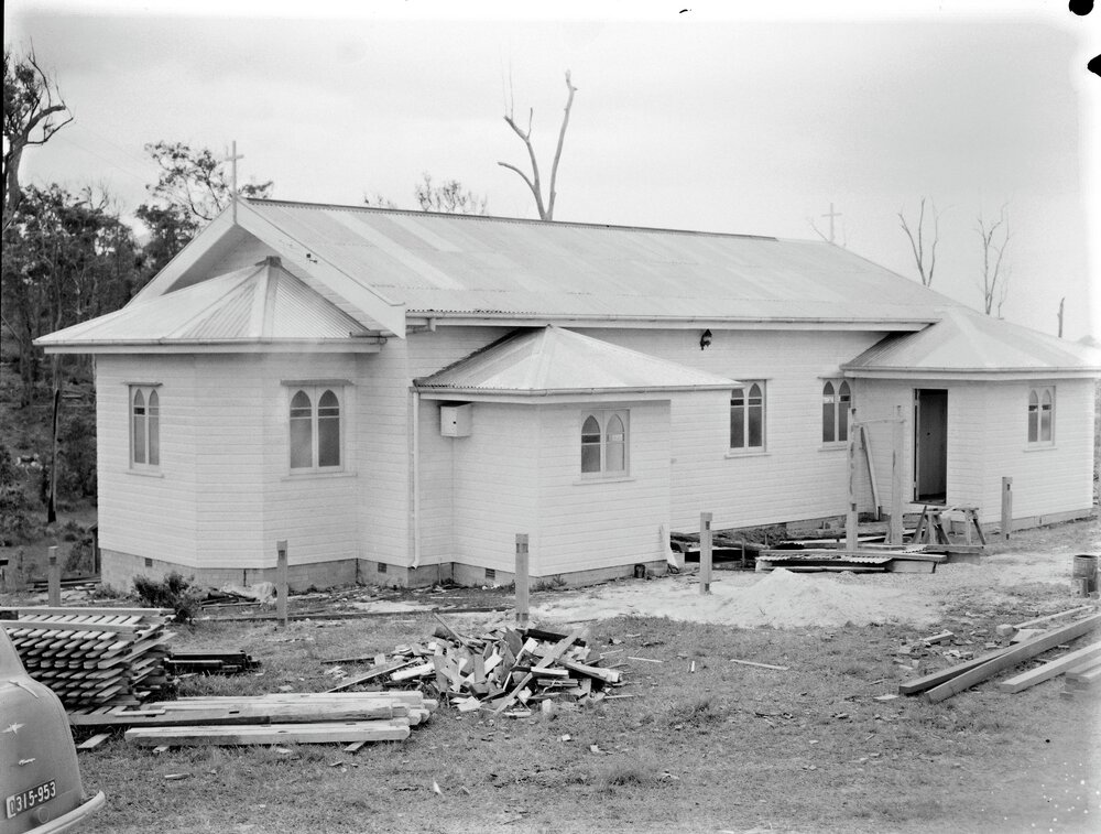 Reconstruction, Church of the Holy Nativity, Tewantin Road, 1954