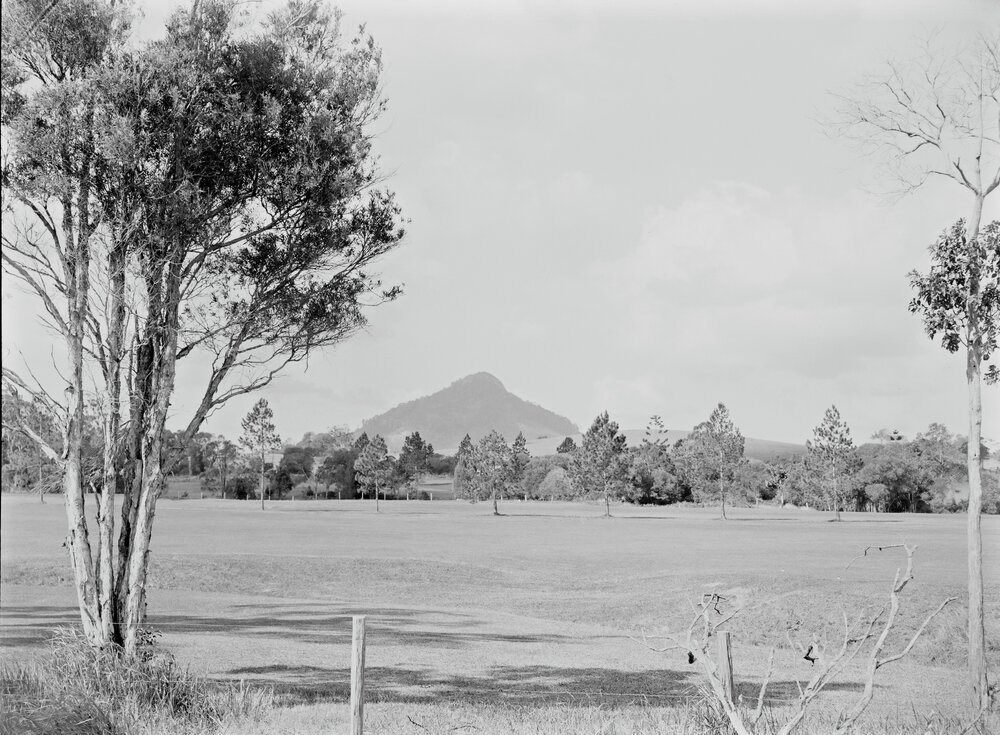 Cooroy Mountain view, Cooroy Golf Club course, Cooroy, 1955