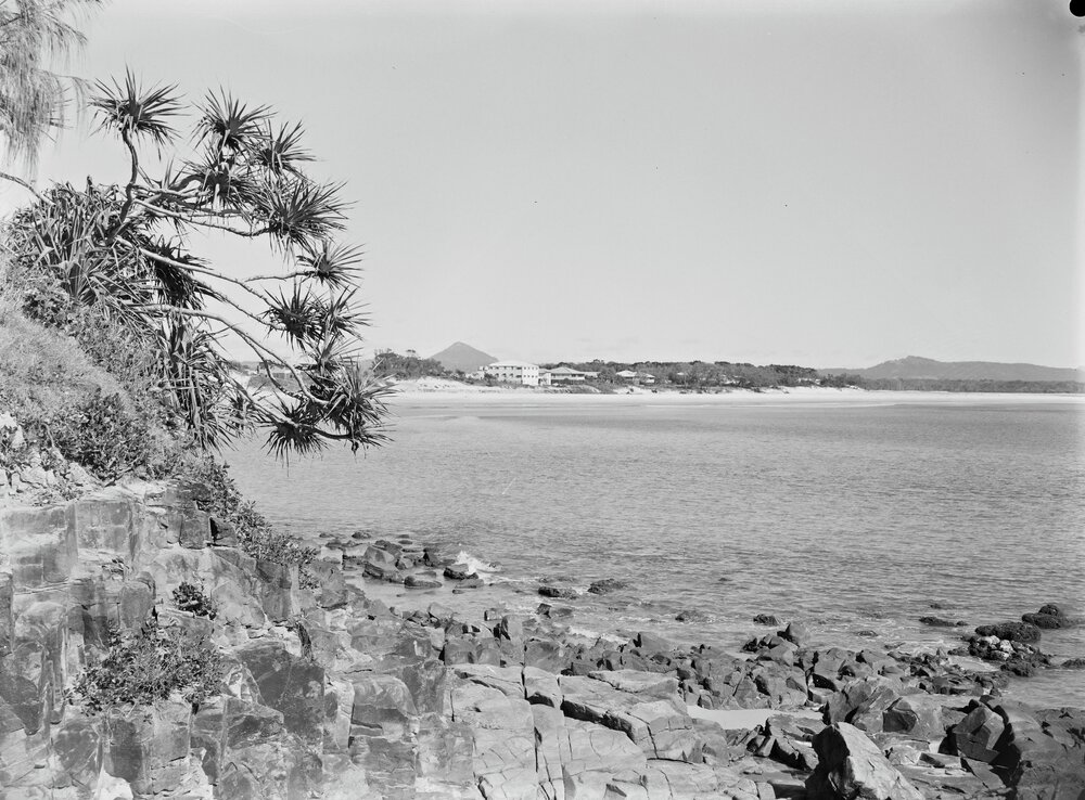 Main Beach view, Noosa Heads, 1955