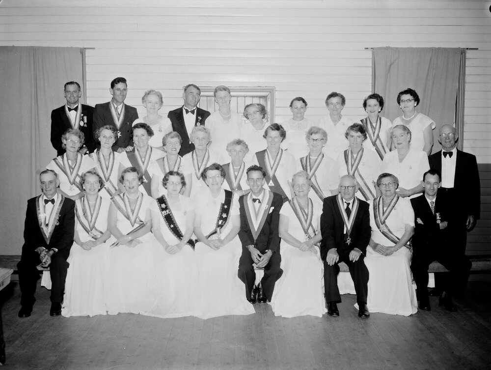 Members, Order of the Eastern Star, Cooroy, 1957