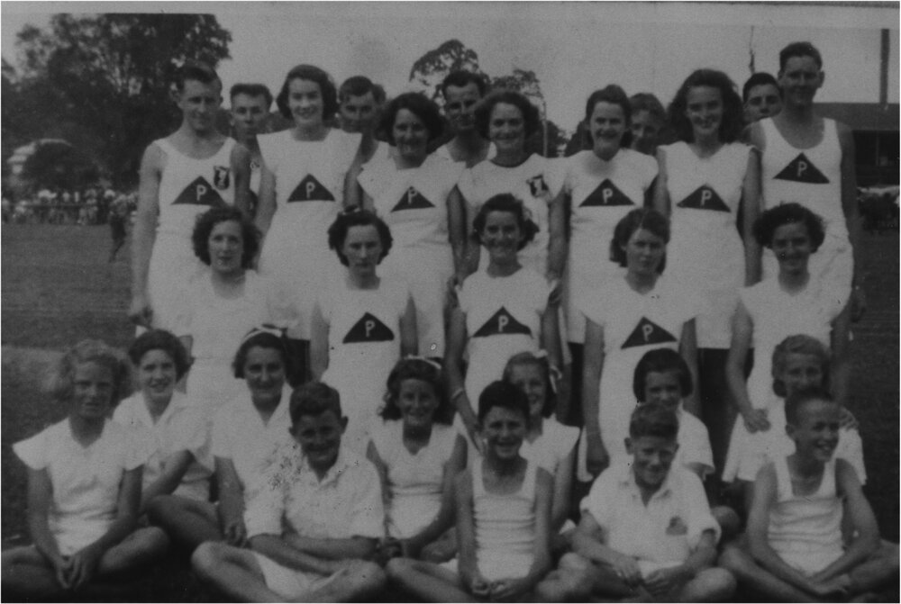 Pomona National Fitness Team members, Pomona, 1940s