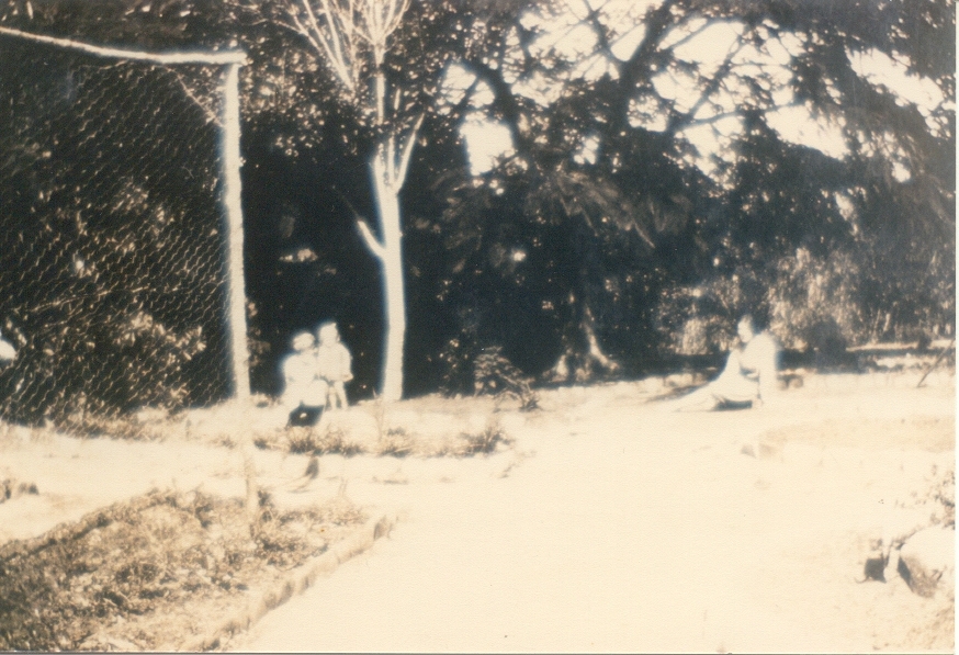 Garden activities, Pederson family home, Boreen Point, 3 July 1929