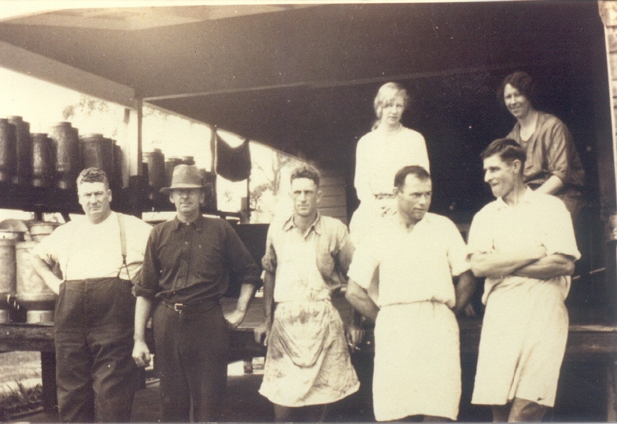 Workers, Kin Kin Butter Factory, Kin Kin