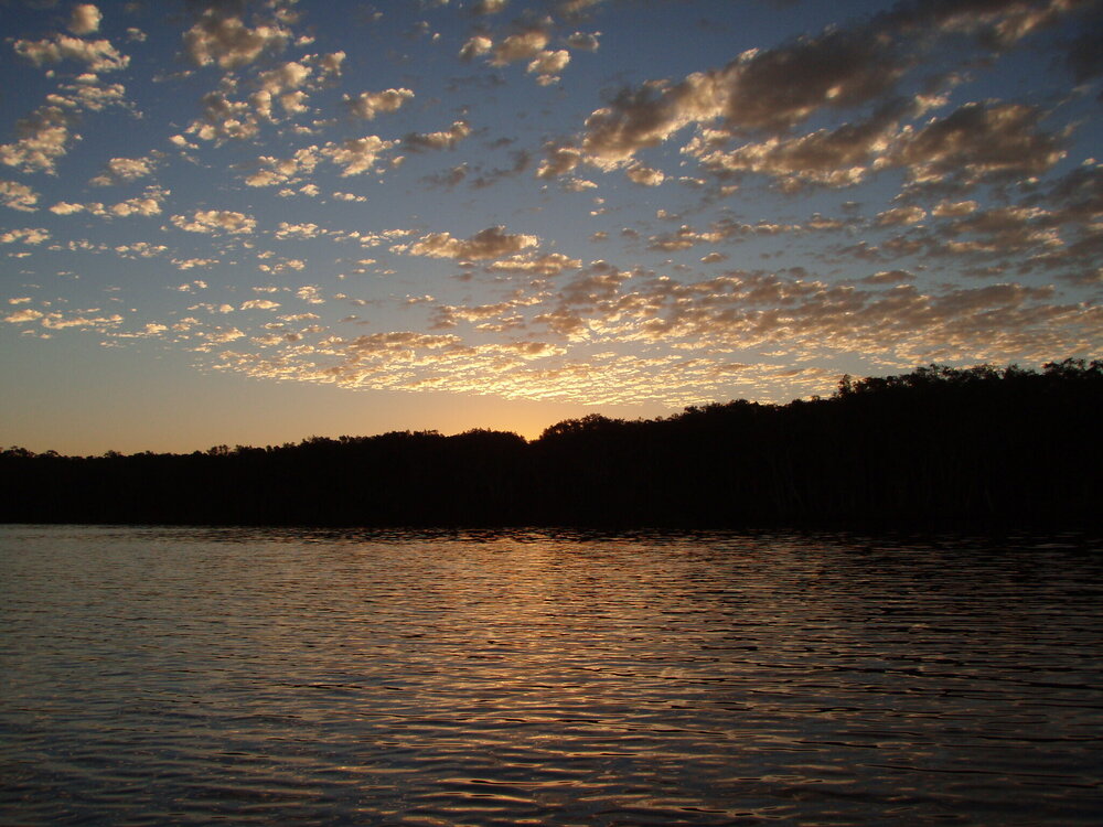 Sunset, Lake Cootharaba, Como, 6 May 2007