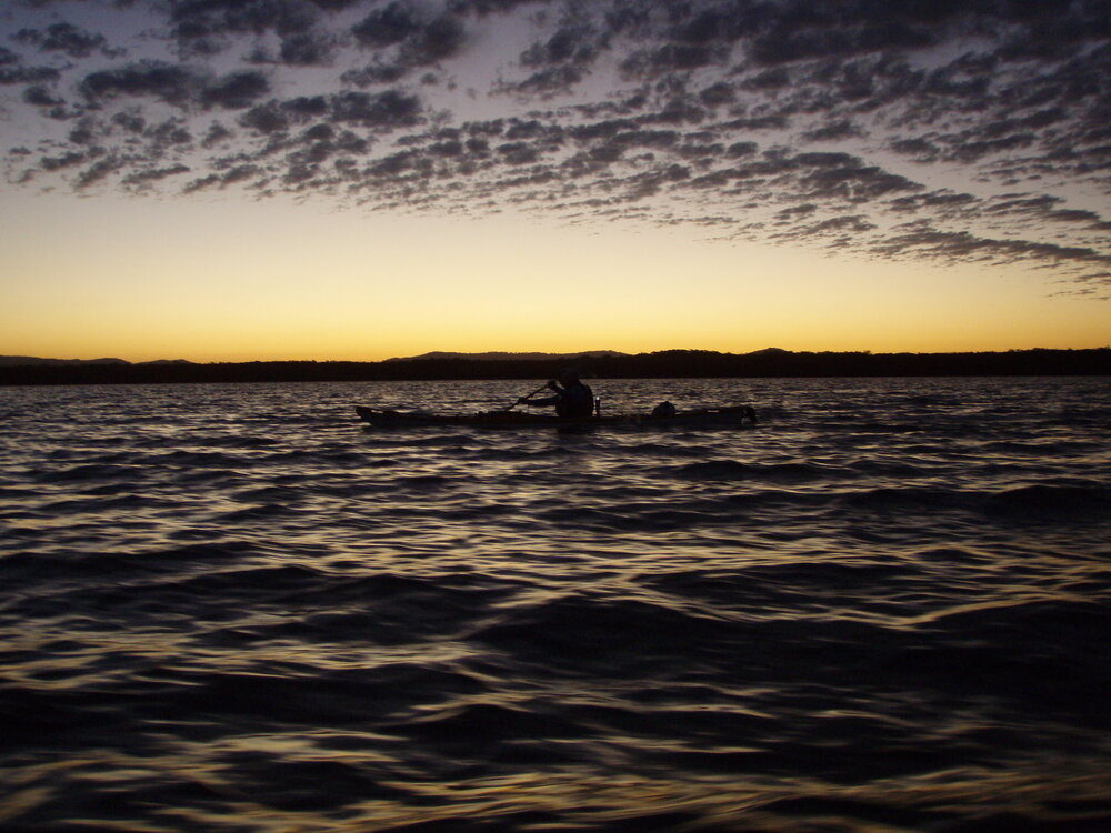 Sunset, Lake Cootharaba, Como, 6 May 2007