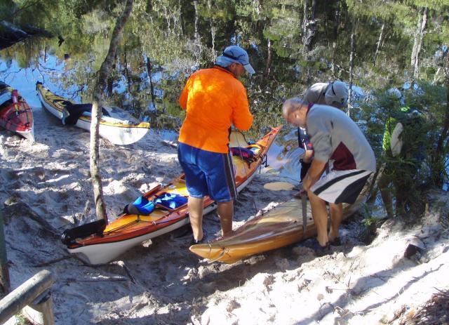 Campsite 4, Noosa River,  Great Sandy National Park, Cooloola, 19 July 2008