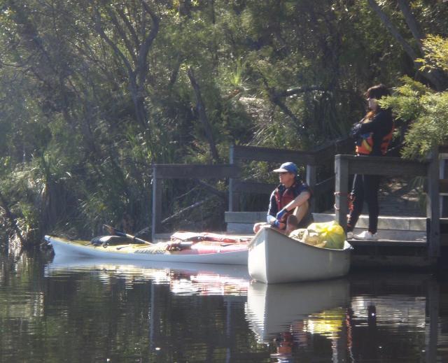 Ready to launch,  Noosa River,  Great Sandy National Park, Cooloola, 19 July 2008