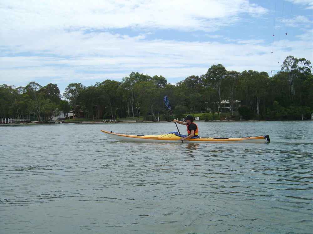 Kayakers, Noosa River, Tewantin, 1 November 2003