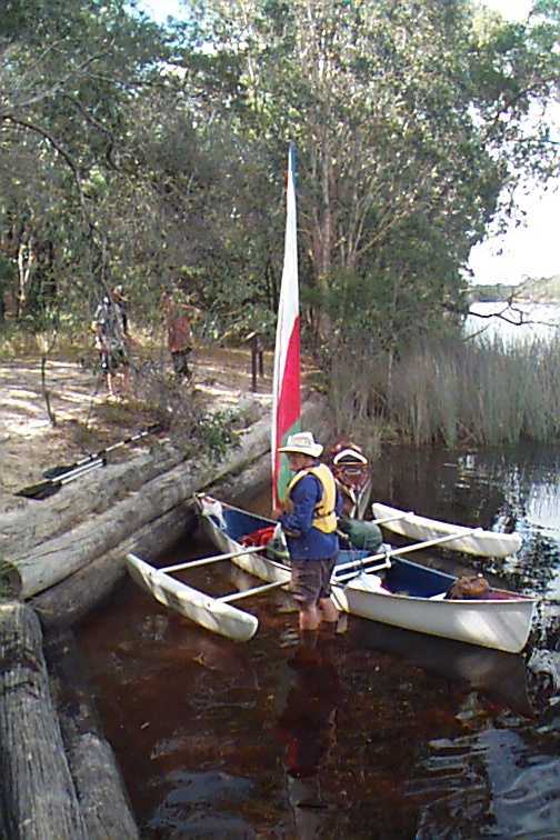 Preparing for home,  Harry's Hut, Como, October 2001