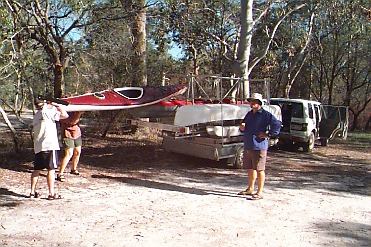 Preparing for home,  Harry's Hut, Como, October 2001