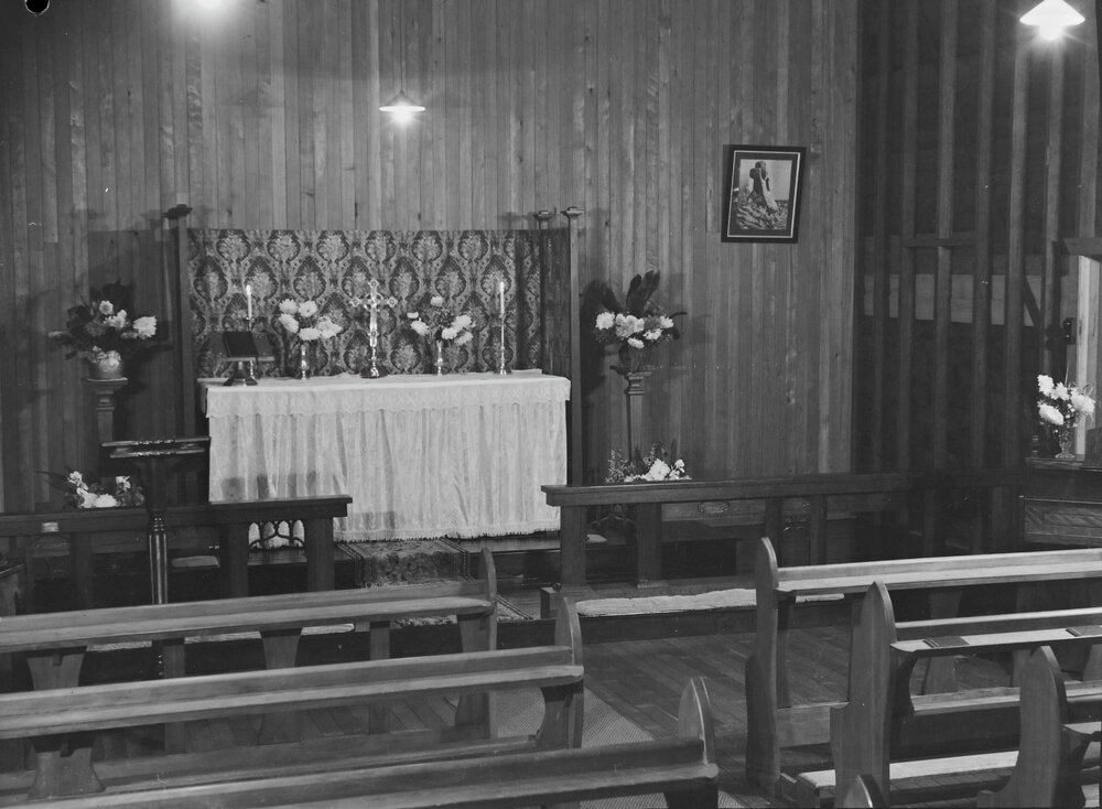 Interior, St Mary's Anglican Church, Doonella Street, Tewantin, 1947 