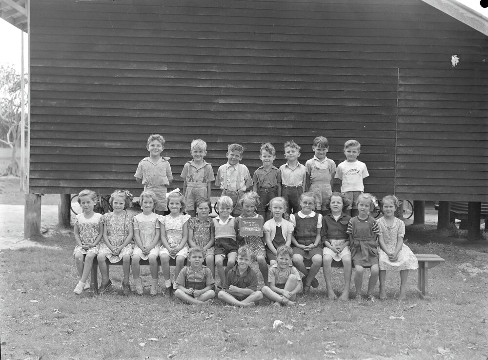 Class Photo, Grade Prep 2 , Tewantin State School, Tewantin, 1950