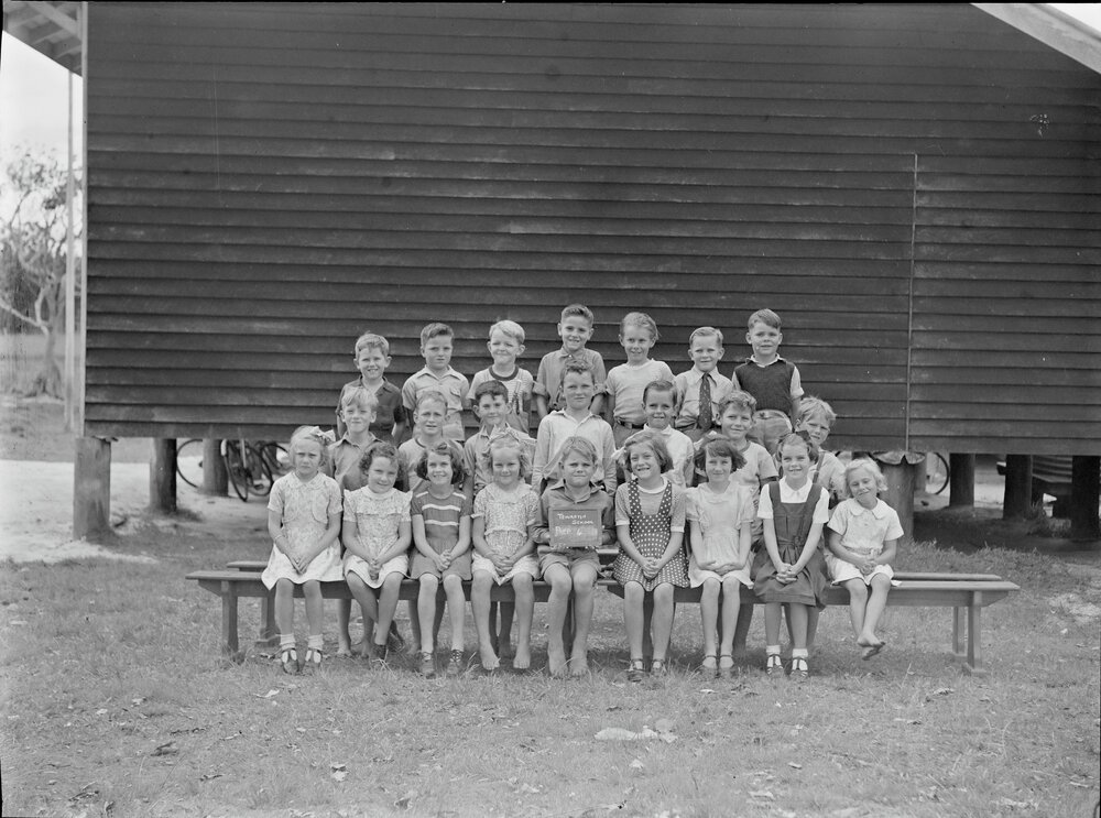 Class Photo, Grade Prep 4 , Tewantin State School, Tewantin, 1950