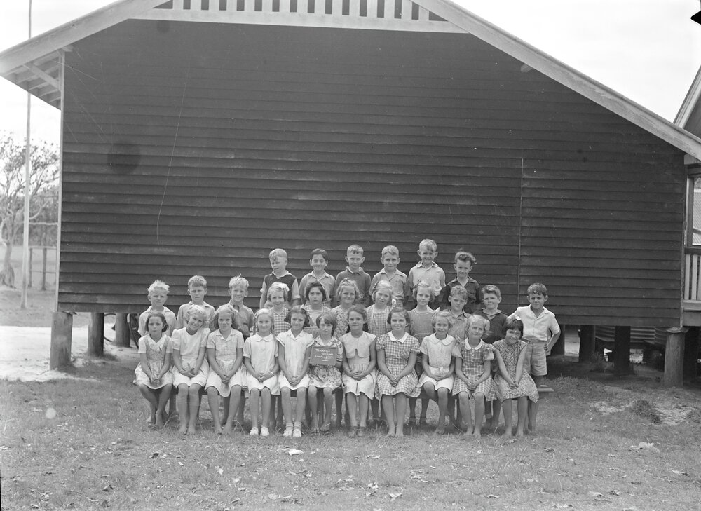 Class Photo, Grade 1 , Tewantin State School, Tewantin, 1950