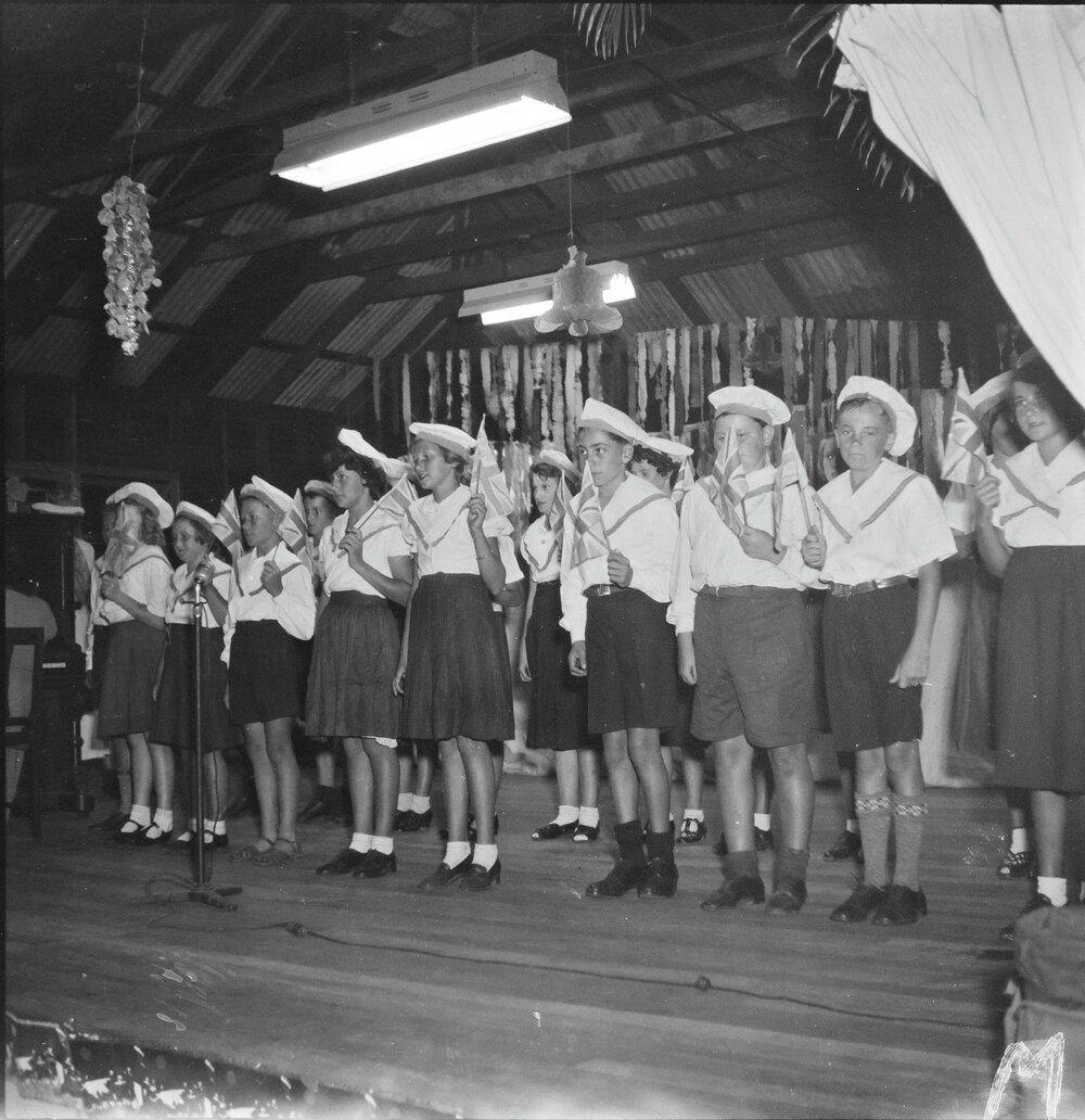 School concert, Tewantin State School, Tewantin, 1951