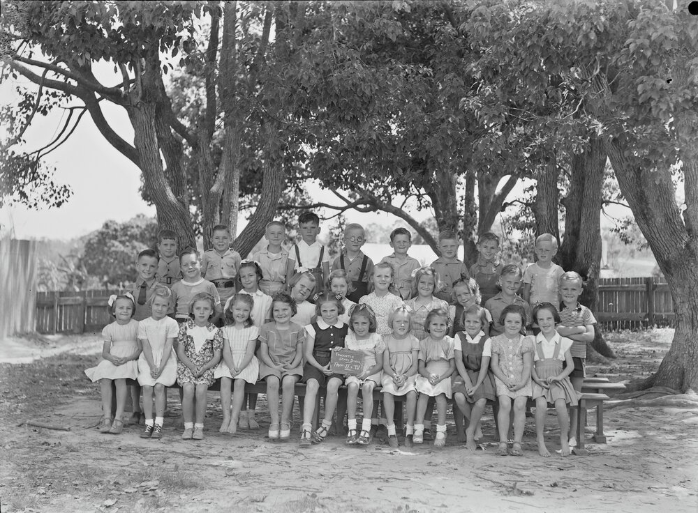 Class Photo, Prep 2 &amp; 4, Tewantin State School, Tewantin, 1951