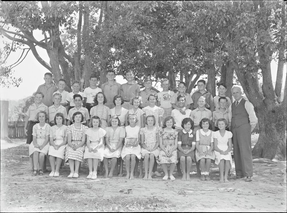 Class Photo, Grades 5 &amp; 6, Tewantin State School, Tewantin, 1951