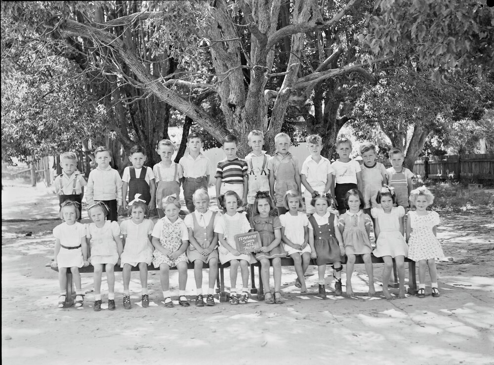 Class Photo, Grade Prep, Tewantin State School, Tewantin, 1952