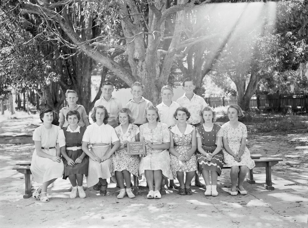 Class Photo, Grade 7, Tewantin State School, Tewantin, 1952