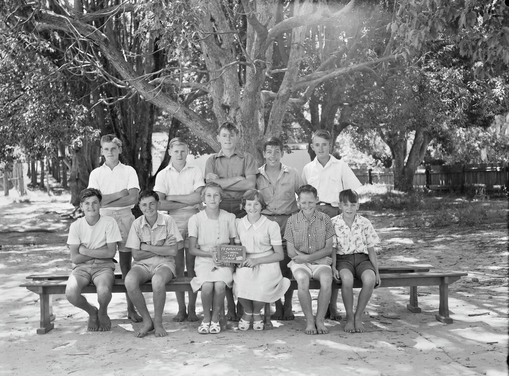 Class Photo, Grade 8, Tewantin State School, Tewantin, 1952