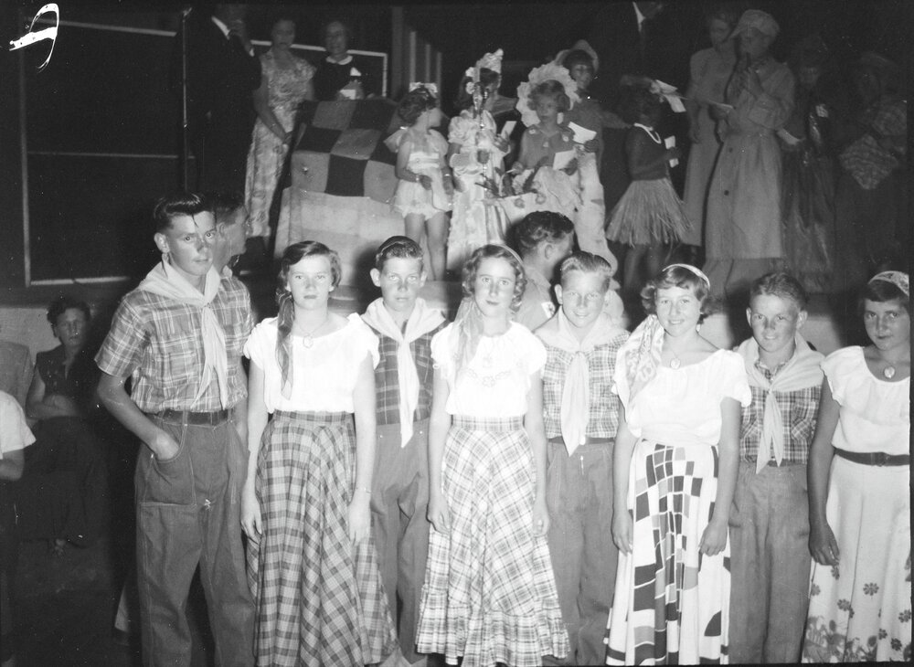 Participants, Children's Fancy Dress Ball, Tewantin, 1952