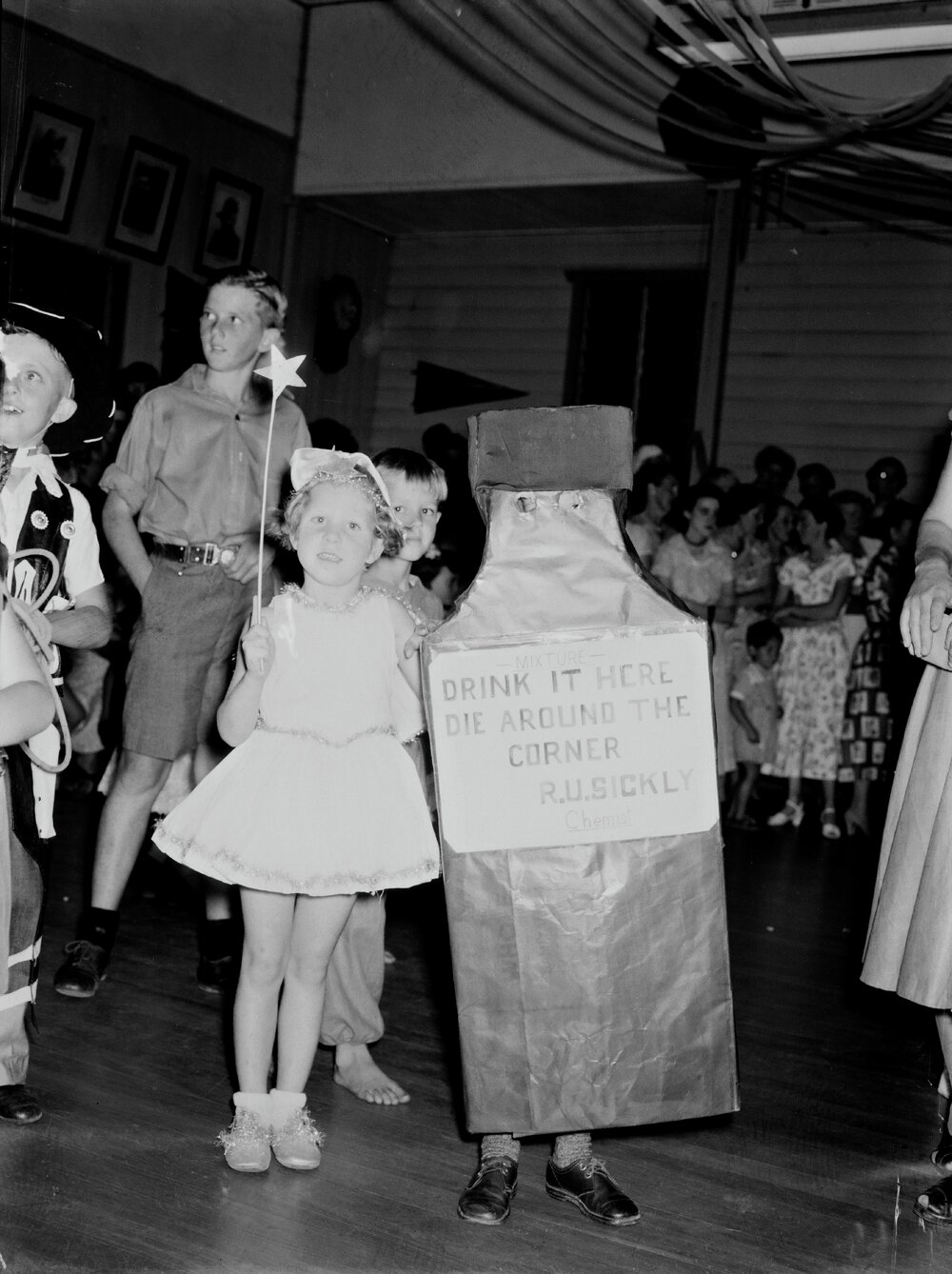 Participants,  Children's Fancy Dress Ball, Tewantin State School, Tewantin, 1954