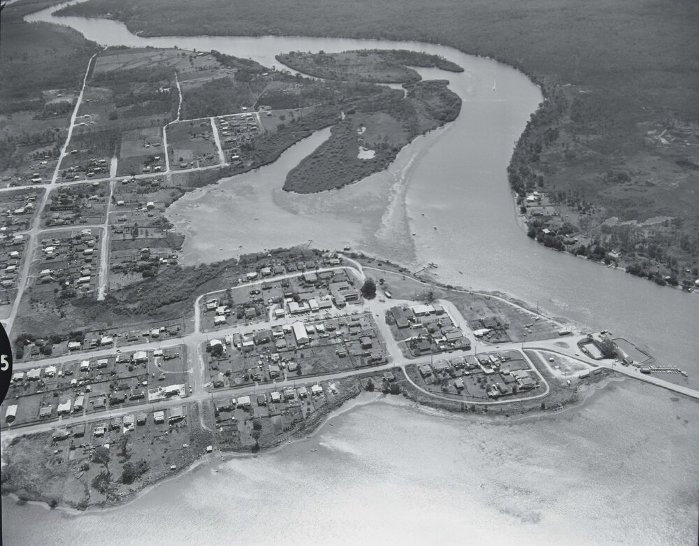 Aerial view Tewantin, 27 November 1970
