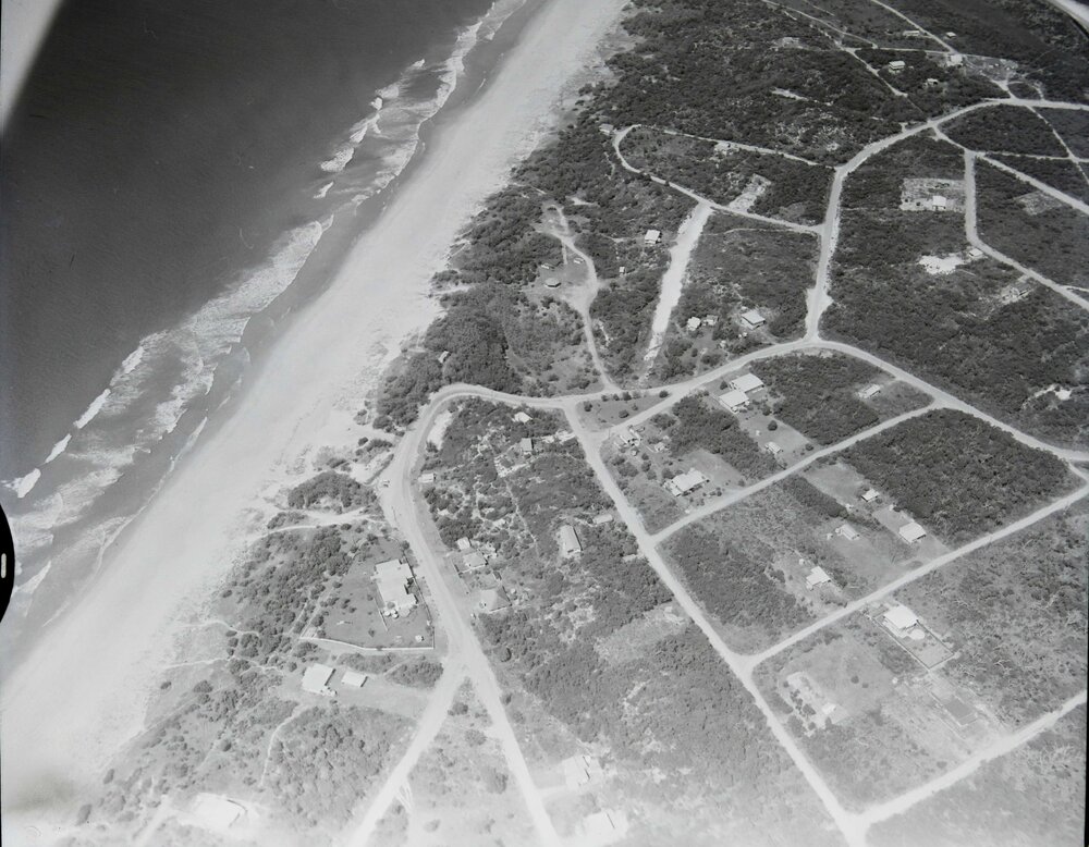 Aerial view Peregian Beach, 27 November 1970