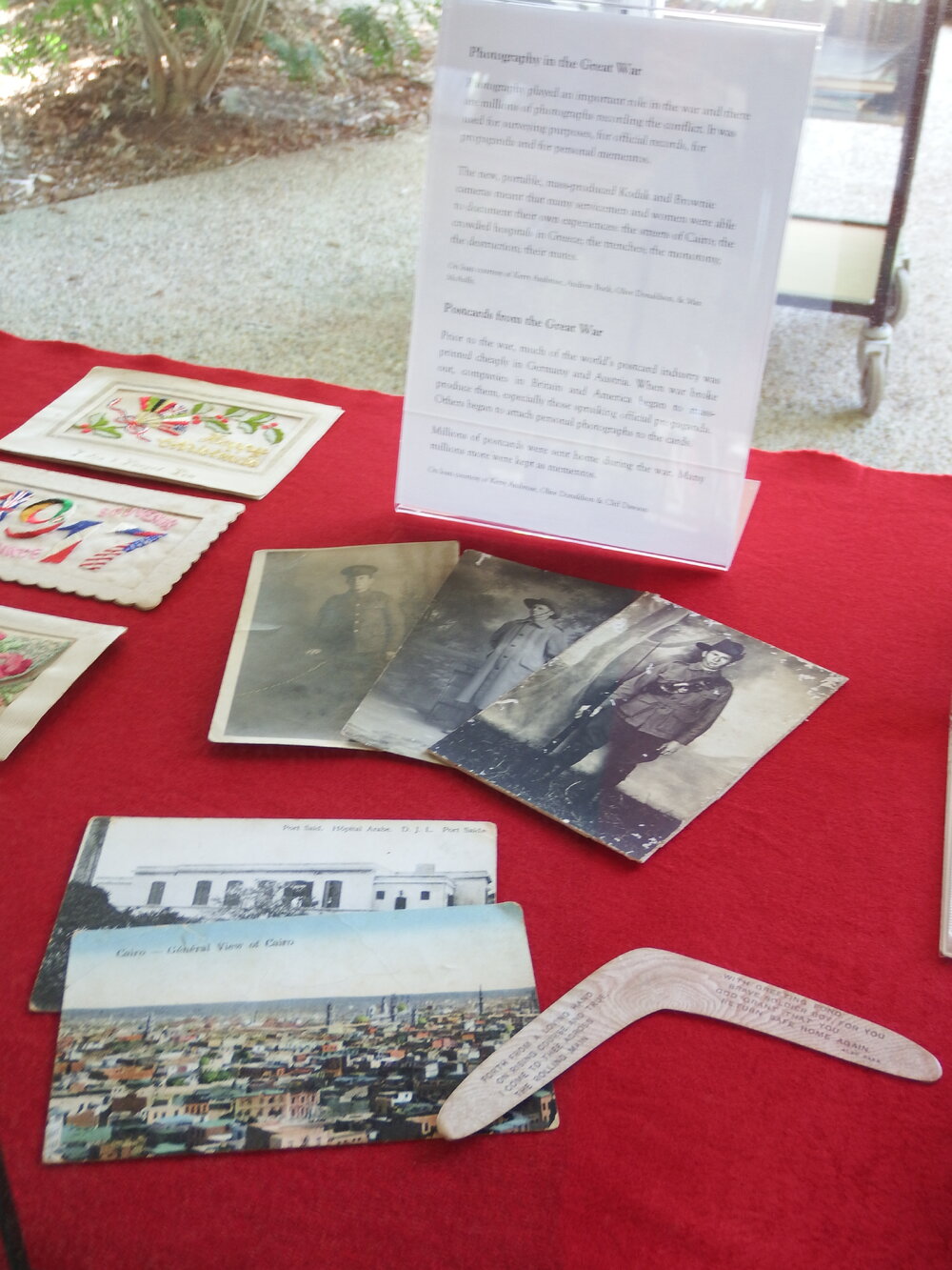 Exhibit, Noosa's War Front Exhibition, Noosaville Library, Noosaville, 20 November 2015