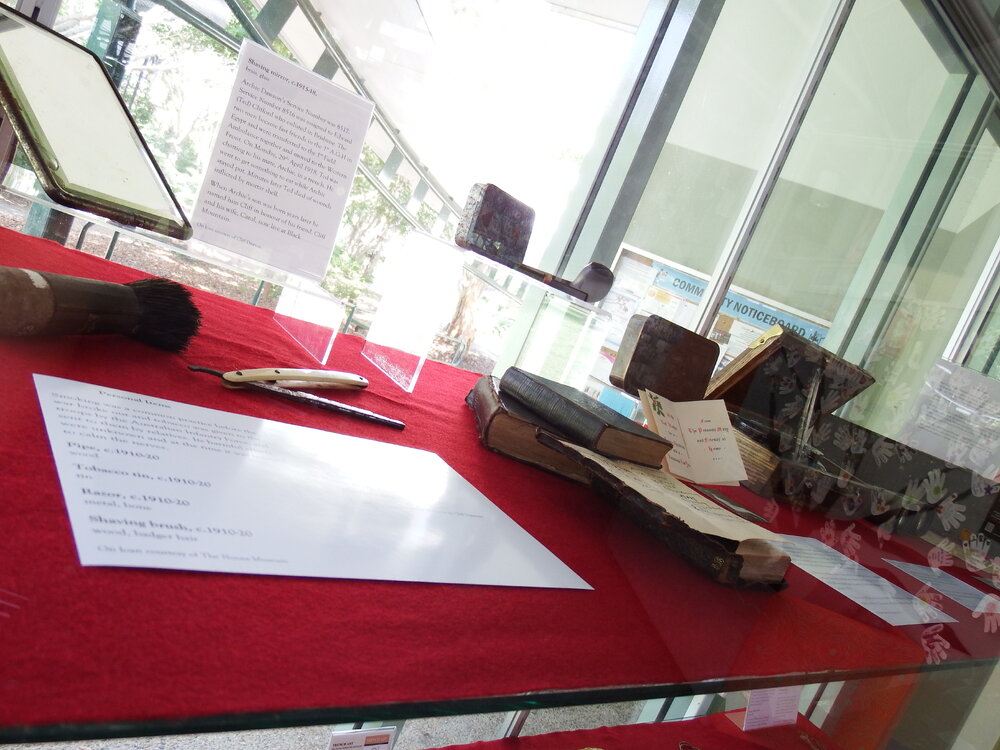 Exhibits, Noosa's War Front Exhibition, Noosaville Library, Noosaville, 20 November 2015