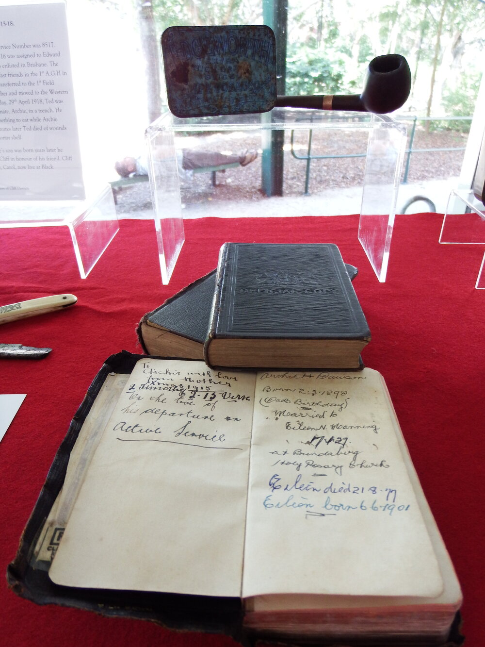 Exhibit, Noosa's War Front Exhibition, Noosaville Library, Noosaville, 20 November 2015