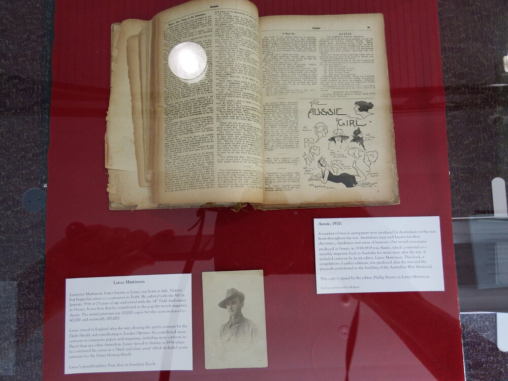 Exhibit, Noosa's War Front Exhibition, Noosaville Library, Noosaville, 20 November 2015