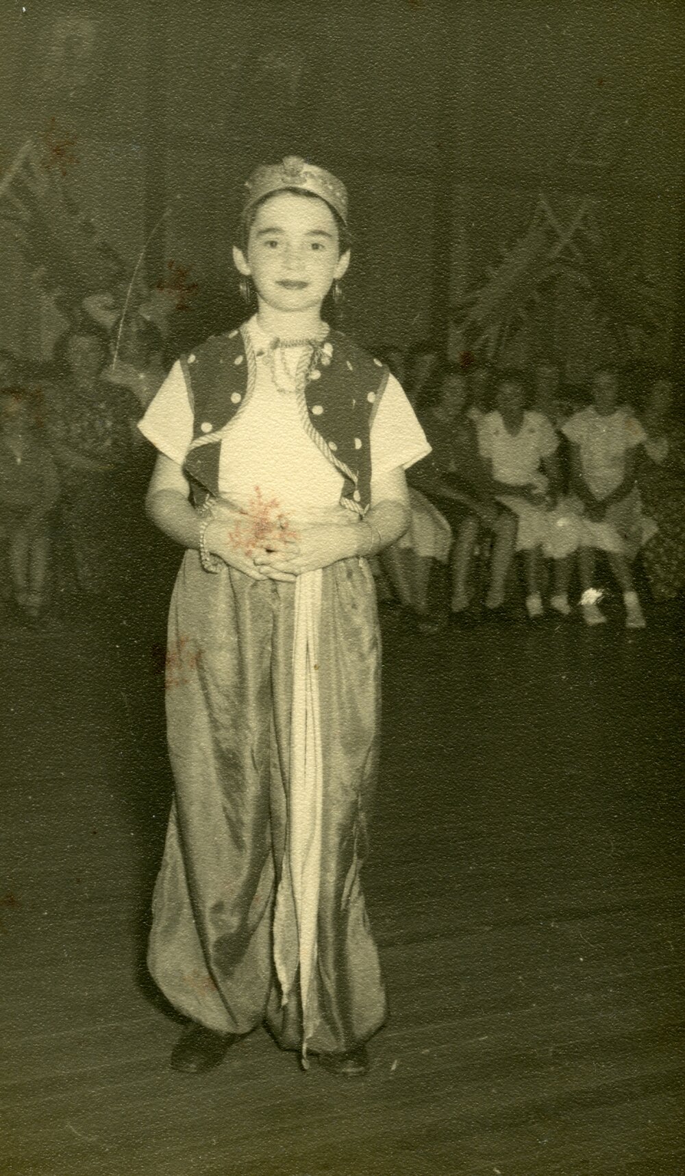 Pat Wood, Fancy Dress Ball, Pomona State School, Pomona, ca 1950s