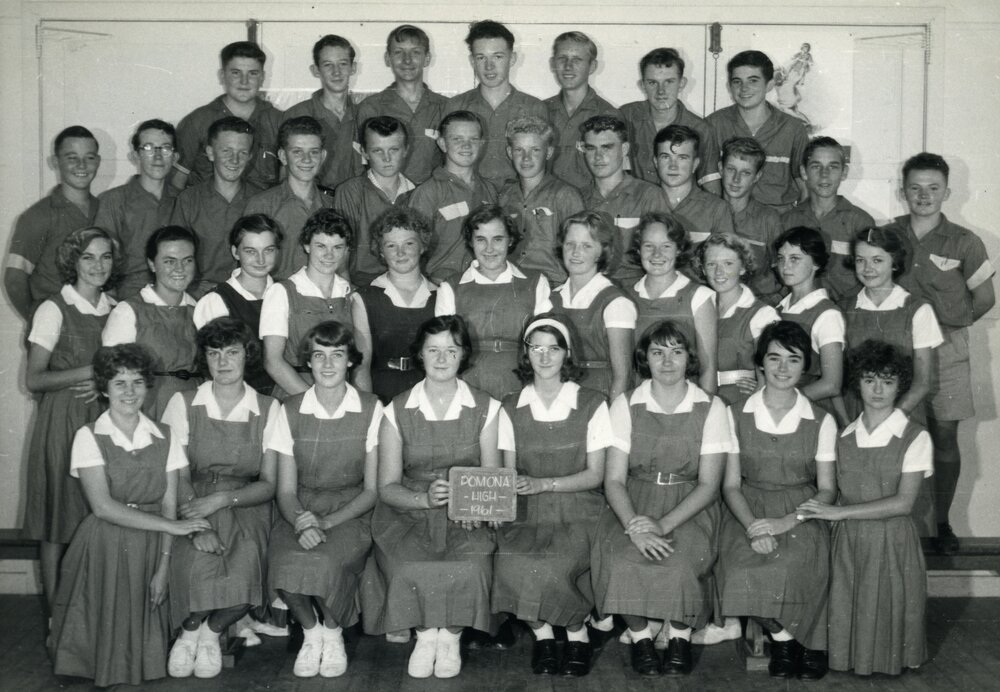 Junior Form IV 2, Pomona High School, 1961