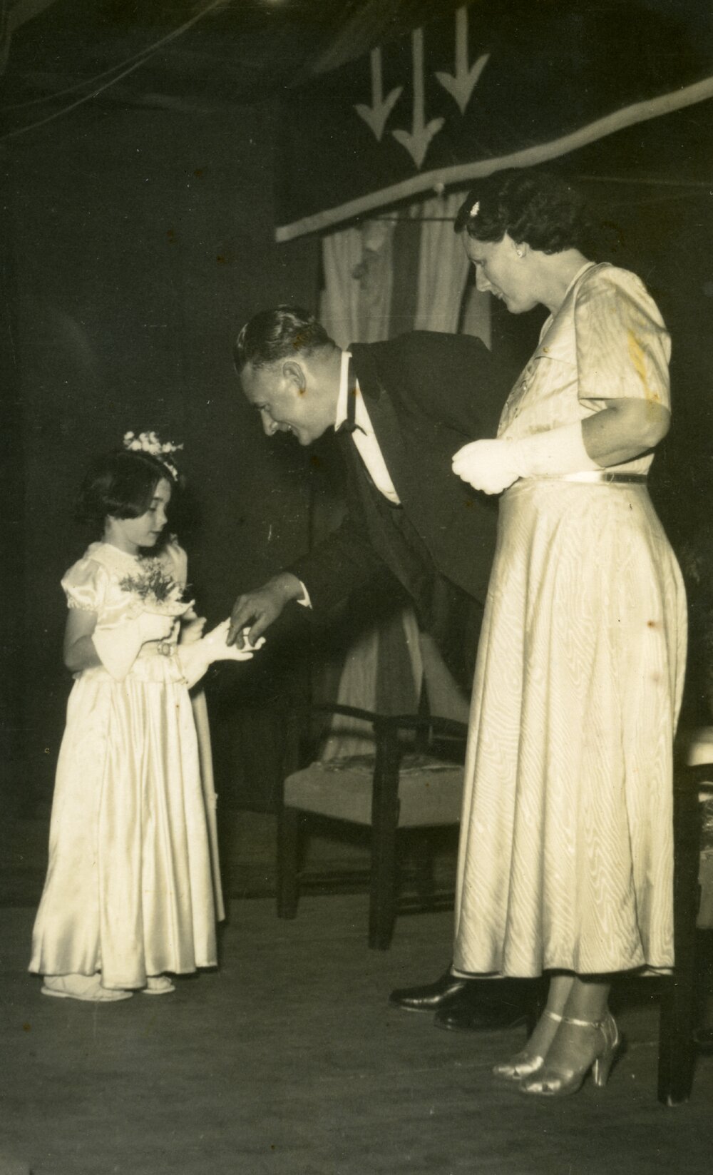 Children's Debutante Ball, Memorial School of Arts, Pomona, ca 1950s