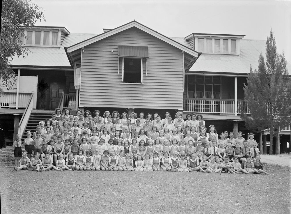 School group, Pomona Rural School, Pomona, 1948