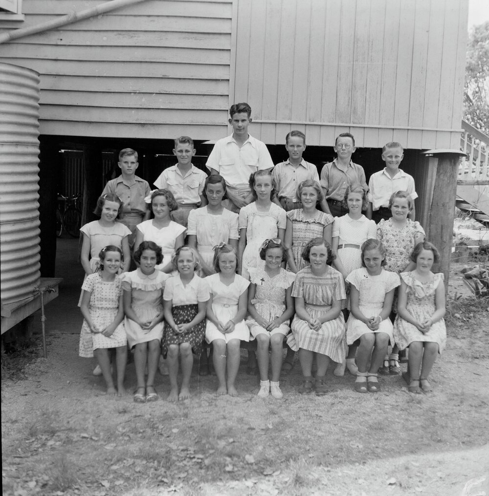 Class photo, Federal State School, Federal, 1951